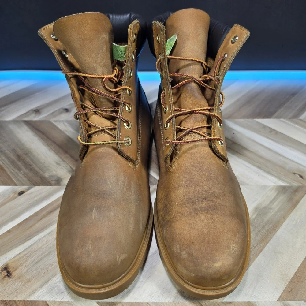 Timberland 6 Inch Basic Waterproof Men 12 18094 Wheat Nubuck Insulated Boots